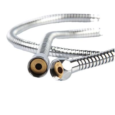 China Modern Stainless steel shower tube Shower hose encrypted shower hose silver powder tube for sale