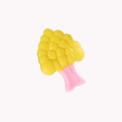 China Novel Fruit Shaped Silicone Food Grade Silicone Baby Molar Toy for sale