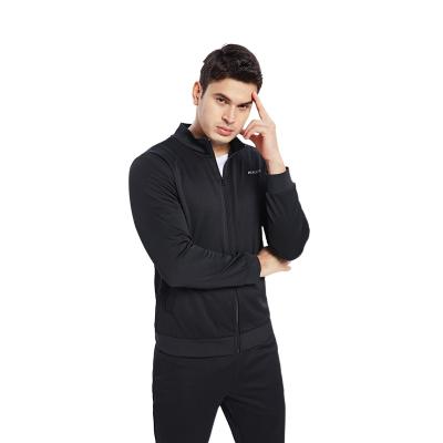 China Thermal Hot Selling Plain Plus Size Mens Tracksuit Set With Zipper Custom Outwear Jogging Suits for sale