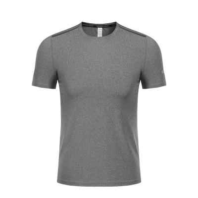 China Lightweight Fit Anti-pilling Printed Short Sleeve High Stretch Running Gym T-shirt Mens Training Top Clothes for sale