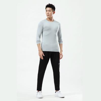 China Anti-pilling Solid Color Moisture Wicking Cotton Sweatpants Casual Sports Pants Men for sale