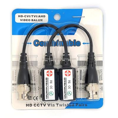 China High Quality ABS Plastic CCTV Balum Connector Twisted Pair HD-CVI/TVI/AHD 1080p 5mp 8mp For CCTV Surveillance Security System for sale