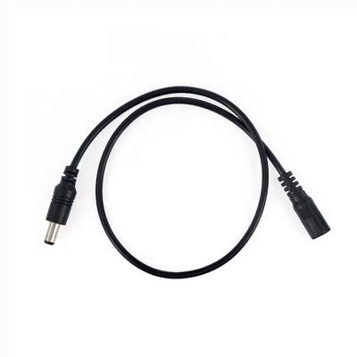 China CCTV Power .adapter Factory Direct Sales Goods Black PVC DC Extension Cable Power Cord for sale