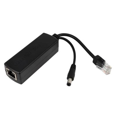 China POE Poe splitte dc 5.5*2.1mm power over Ethernet 10/100M 48V 12v to 2A DC adapter for IP camera for sale