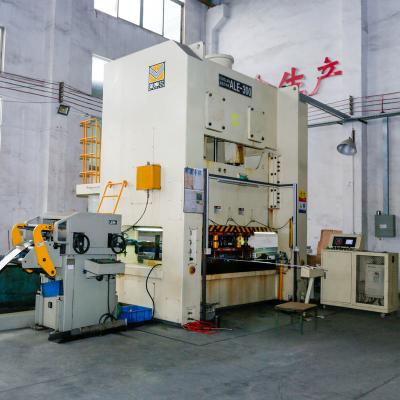 China Building Material Stores Mechanical Dry Punching Machine 250T H Frame Double Point Clutch PLC Control Japan Technology for sale