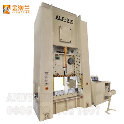 China Building Material Shops KINGLAN ALF 600T Precision Punching Machine Pneumatic Customized Power Press Stamping Fur Furniture Hardware Factory for sale