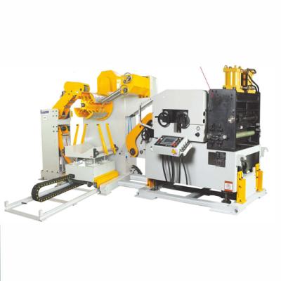 China Factory Strip Stainless Decoiler Feeder And Straightening Machine 3in1 Feeing Line For Automotive Stamping Factory for sale