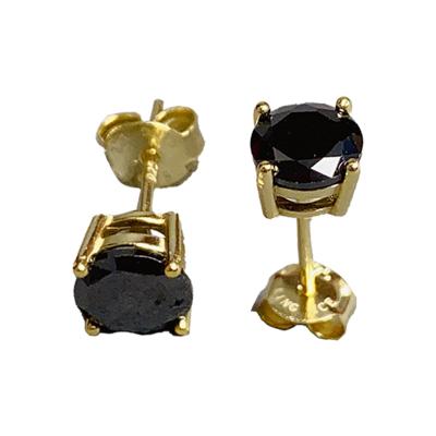 China TRENDY Custom Ear Studs Gold Plated Stud Earrings For Women 925 Sterling Silver Stud Earrings for sale