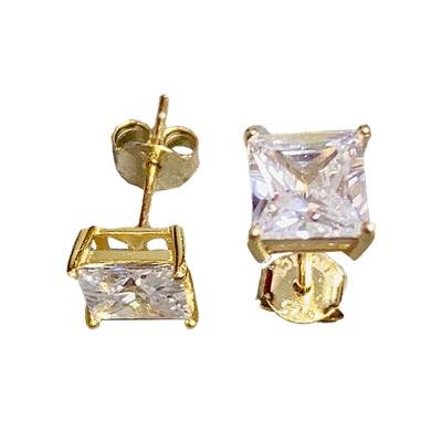 China Custom Office/Career Ear Studs Gold Plated Stud Earrings For Women 925 Sterling Silver Stud Earrings for sale