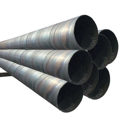 China Liquid spiral pipeLarge diameter steel spiral pipe Steel pipe for sale in stock steel oil pipeline material for sale