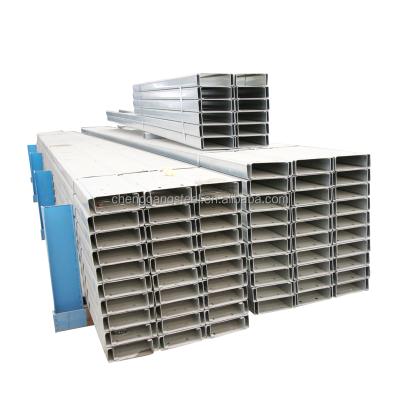 China Structural Steel Profiles Standard Length Hot Dip Galvanized Steel Channel U Beam for sale