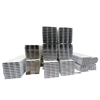 China Construction Galvanized Steel Standard Hot Rolled U Channel 6m JIS C Channel Beam for sale