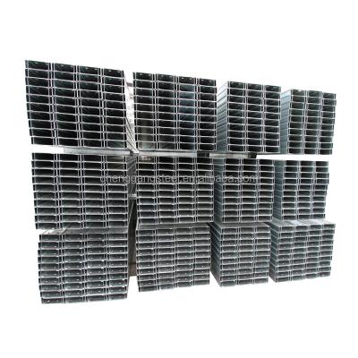 China Hot Rolled Steel Construction Z Section Galvanized U To Beam Steel C Beam for sale