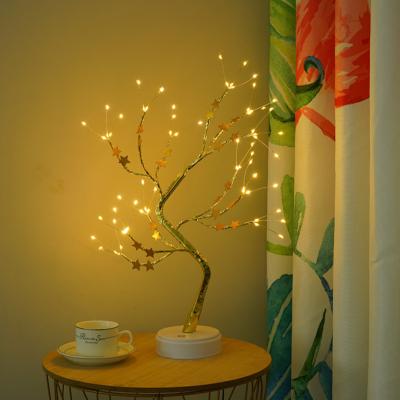 China 72 Modern LED Stars Wedding Decorative Led Twig Willow Tree Lights Led Blossom Tree Light for sale