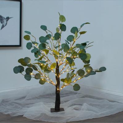 China Modern Decorative 90 LED Eucalyptus Tree Lights Outdoor Christmas Tree Led Light for sale