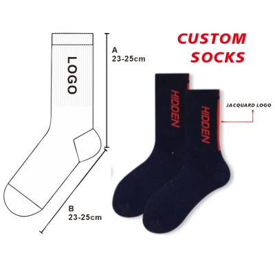 China Moq Fashion QUICK DRY 100% Cotton Crew Low Socks Custom Logo Socks Custom Logo Socks for sale