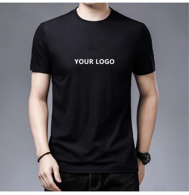 China Sustainable t-shirt one en bamboo short sleeves, one white and one black customize, delivery, en stock for sale