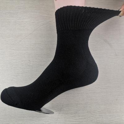 China The antibacterial diabetiker of Sbamy socken the way of faser of schwarze of weiche of bequeme of medizinische pflanzen the druck for sale