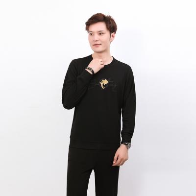 China Wholesale Sustainable Soft Natural Bamboo Health Bamboo Mens Long Sleeve T-Shirt for sale