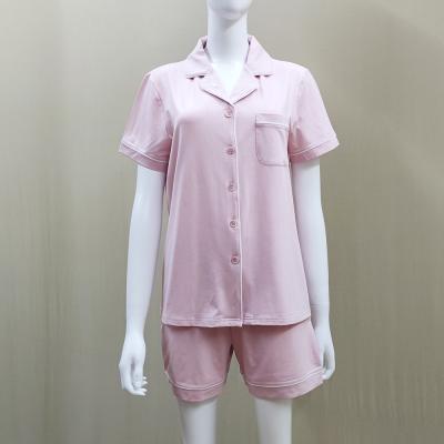 China 2021 New Ladies Pink QUICK DRY Pajamas Women's Sleepwear Bamboo Nightgown WCH016 for sale