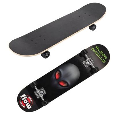 China White 100% Youth Skateboard High Quality Custom Uncut Canadian Wooden Decks Skateboard Blank Deck 31 Inch Maple Wood Skateboard for sale