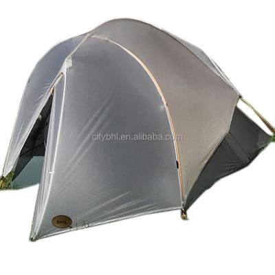 China Hotsale High Quality UV Colored Aluminum Structural Black Aluminum Tent 1person Waterproof Fabric Room Tent for sale