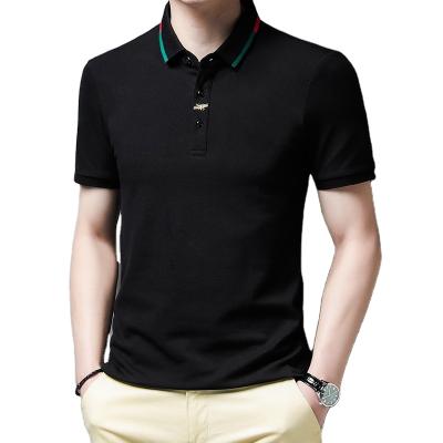 China 2021 Spring Summer Contrast Tight Neck Men's Anti-Wrinkle New Arrival Short Slim T-shirt for sale