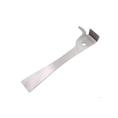 China Professional Bee Farm Beekeeping Tools Stainless Steel Thumb Honey Scraper for sale