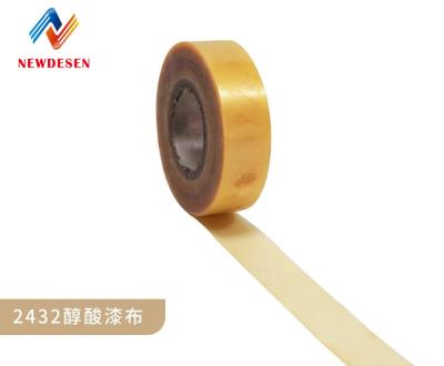 China Fiberglass cloth varnish tape / 2432 alkyd varnished cloth tape for sale