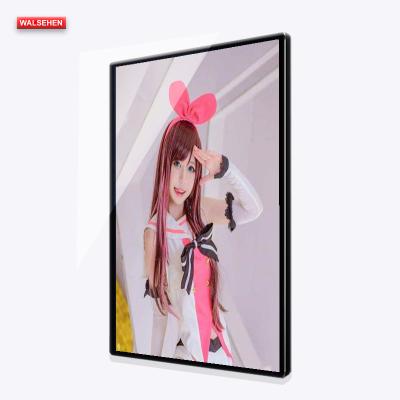 China 65inch Wall Mount Portrait LCD Digital Signage Monitor Indoor Indoor LCD Advertising Display for sale