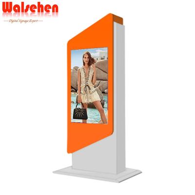 China Outdoor Outdoor Floor Stand LCD Advertising Display With Customized Enclosure for sale