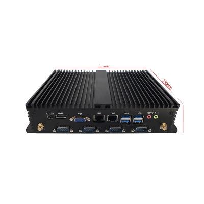 China L44 Fanless Box Computer Recessed Box Pcs Waterproof Industrial Computer 215mmx150mmx52mm for sale