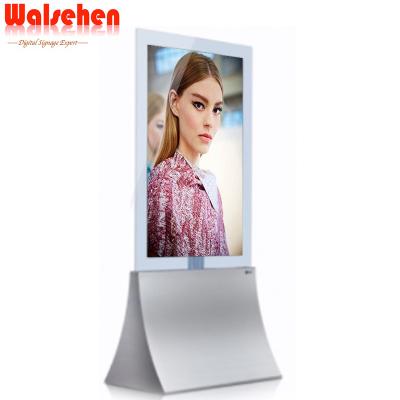 China Stand Alone High Brightness Indoor Ultra Thin Double Sided Digital Signage Signage For Retail Storefront With 43