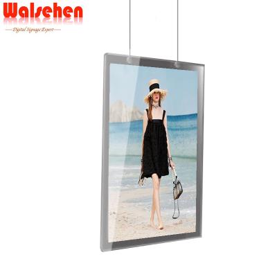 China Indoor Outdoor Ultra Thin Advertising Display Signage Kiosk For Shop Window Storefront for sale