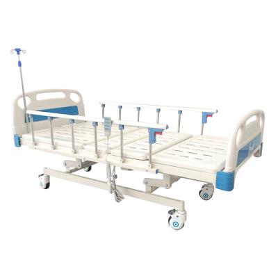 China Clinic manufacture promotion price 3 cranks hospital bed professional crank hospital beds price 2 hospital bed for sale