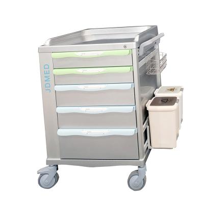 China Best medicine storage and transportation solution price finest factory directly supply medication cart anesthesia cart patient cart for sale