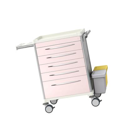 China Best Medical Trolley Medicine Storage and Transportation Solution China Manufacturer New Product Hospital Furniture Trolley Hospital Computer Cart Medical Equipment for sale