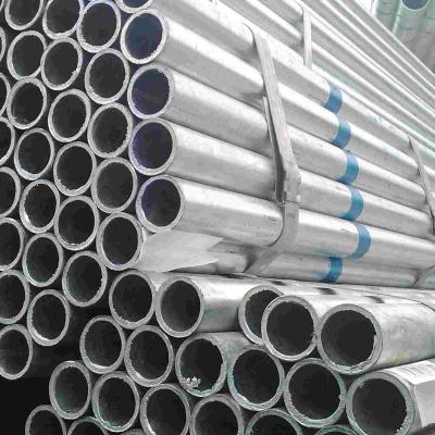 China Structure Pipe 168.3mm Metal Iron Tubes Zinc Hot Dipped Galvanized GI Round Steel Pipe For Building Tents for sale