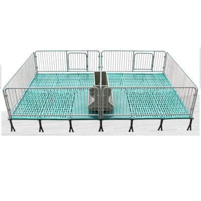 China Farms High Survival Rate Galvanized Hog Weaner Nursery Pen With BMC Composite Flooring for sale