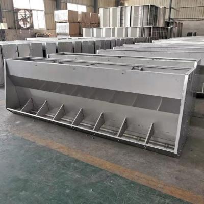 China Farms Material Stainless Steel Livestock Goat Sheep Cattle Cow Horse Pig Feeder Bowl for sale