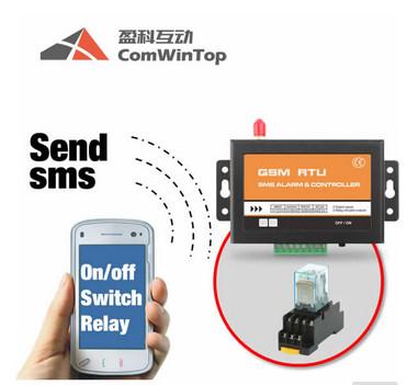 China Gsm Remote Control 12V 24V Dc Remote Wireless Switch Relay 2DI+1Relay Output for sale