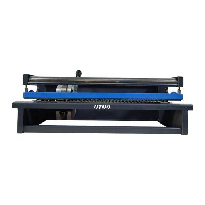 China Building Material Shop Utuo Portable Manual Finger Punch Press For PVC PU Conveyor Belt Ply Thermoplastic Finger Punch for sale