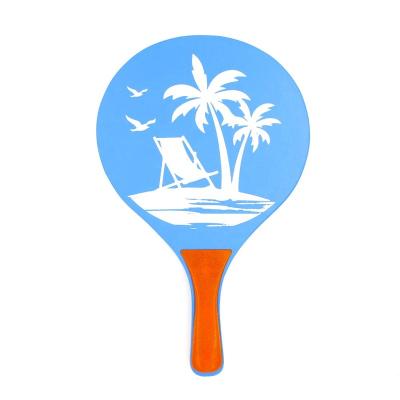 China Wooden PVC padel racket factory beach tennis pickleball racket with 2 reacket 1 pickball balls 1 PVC bag PA020 for sale