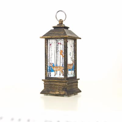 China Creative New Modern Christmas Wind Lantern Decoration Garden Decoration Light Pendant for sale