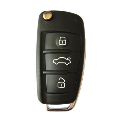 China Car Key CN008065 A-udi Q7 A6 Remote Flip Key 433 MHz 8E Chip 4f0837220m for sale