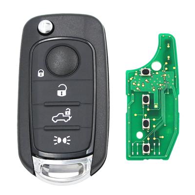 China Flip Key For Fiat Tipo 4Buttons 434MHz Hitag AES VIRGIN Blade SIP22 Fiat Egea Tipo 500X (2016+) CN017012 for sale