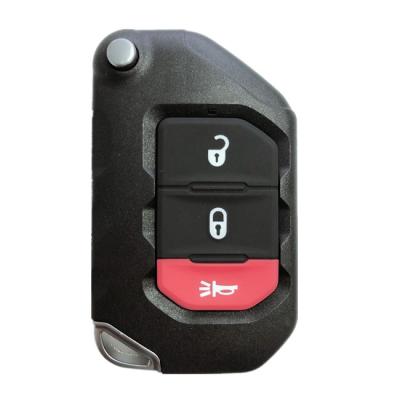 China Car Key 2+1 Button Car Key Remote For Jeep Wrangler 2018 FCC ID OHT1130261 433Mhz PCF 7939M Chip Transponder for sale