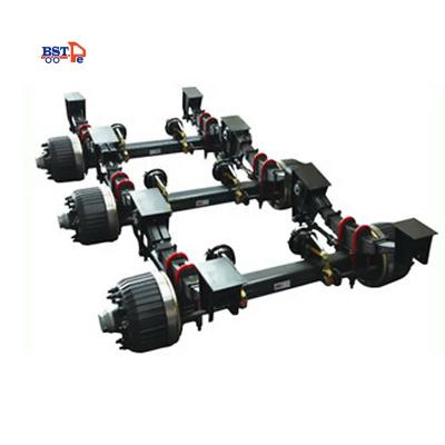 China Semi Trailer 8mm Germany BPW Suspension Type 3 Axle Suspension Assembly for sale