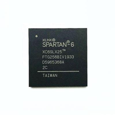 China Contact customer service wholesale original field programmable gate array IC XC6SLX25-2FTG256C 256-LBGA for sale