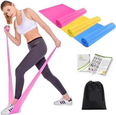 China Durable Bandas de Resistencia Wholesale Long Elastic Exercise Resistance Bands Latex Resistance Band for sale